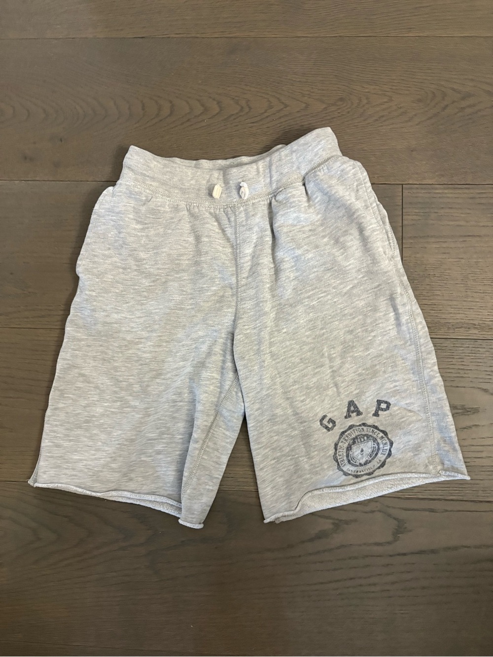 Gap girls gray track shorts sz 10 VGUC ret $59
